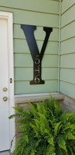 Load image into Gallery viewer, Address Sign Letter, 14 ga metal , powder coated
