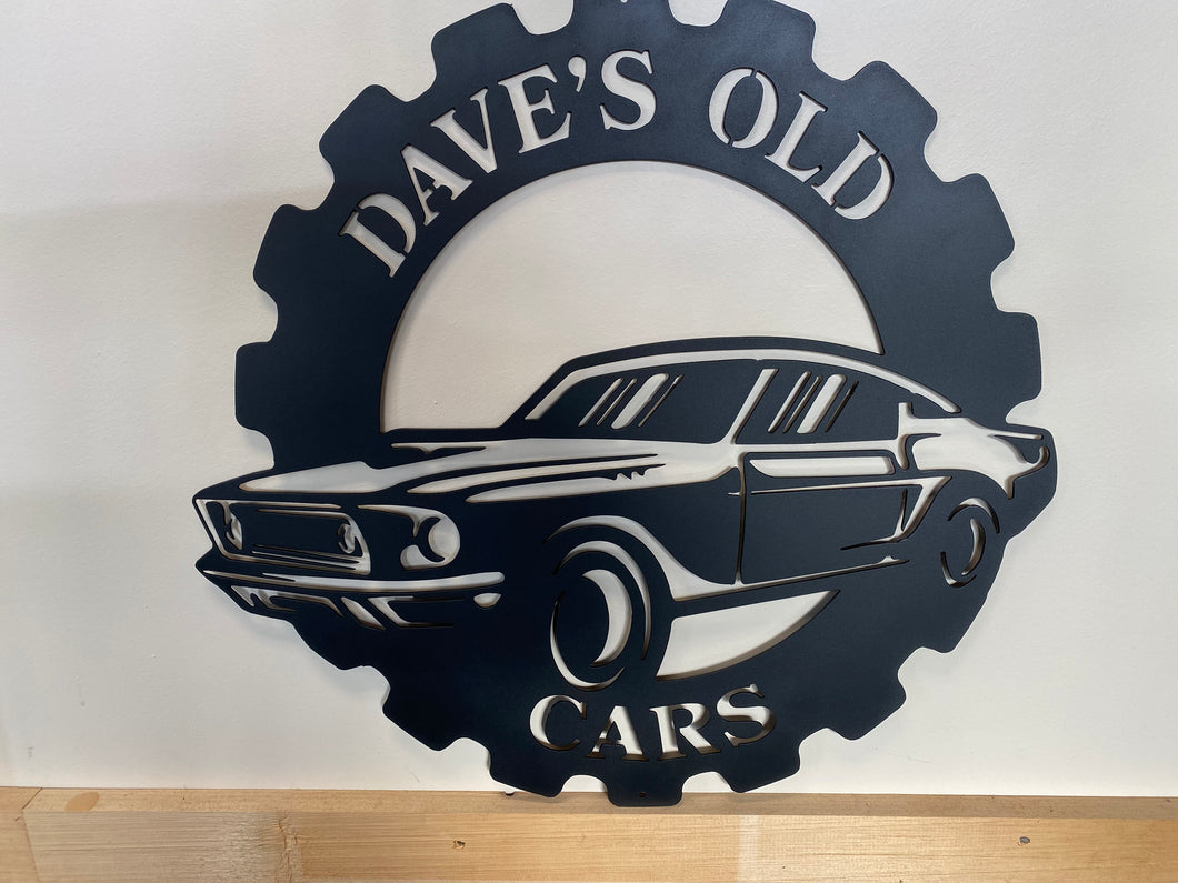 Car garage Gear with Name 24