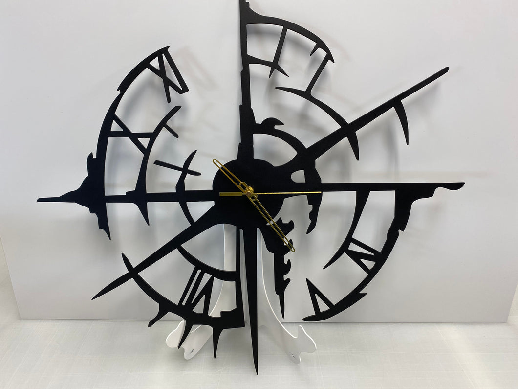 Distressed Clock 24