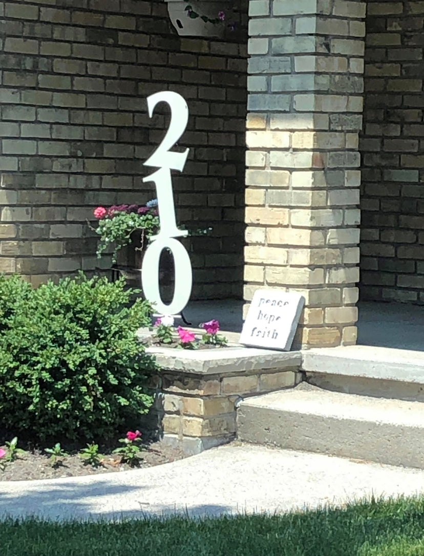 Stacked Address Sign 36