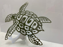 Load image into Gallery viewer, Turtle (sea) 18&quot; long x 17&quot; high ,14 ga metal , powder coated
