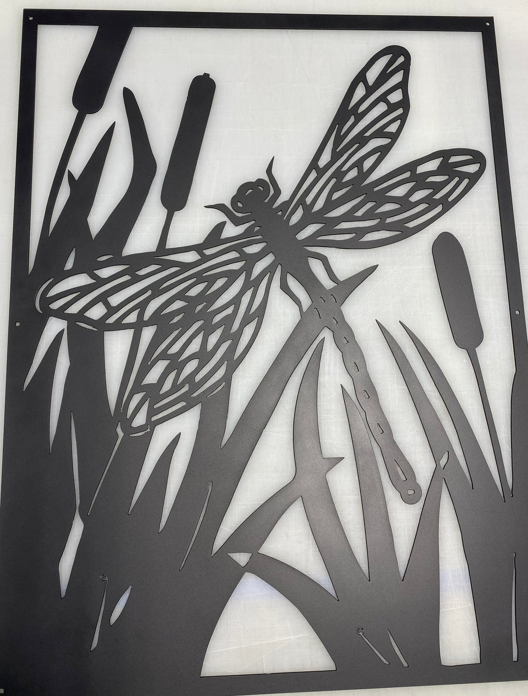 Dragon Fly Custom Wall Art , 14 Ga metal , powder coated
