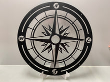 Load image into Gallery viewer, Compass Metal Wall Art 24-36&quot;.

