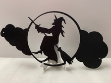 Load image into Gallery viewer, Halloween Flying Witch  21.5&quot;x11&quot; , 14 ga metal , powder coated
