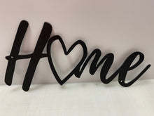 Load image into Gallery viewer, Home Heart Sign 16&quot; , 14 ga metal , powder coated.
