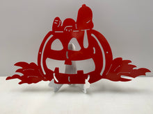 Load image into Gallery viewer, Snoopy Halloween Pumpkin 20.5&quot; x 11.5&quot; , 14 ga metal , powder coated
