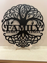 Load image into Gallery viewer, Celtic Tree Of Life  18-36&quot; , 14 ga metal , powder coated.
