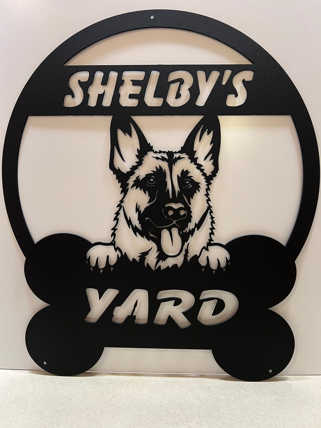 Dog Bone Monogram (GERMAN SHEPARD )24