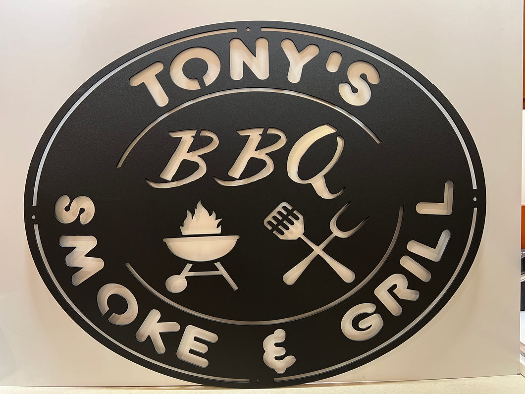 BBQ Smoke and Grill 24-36 Oval