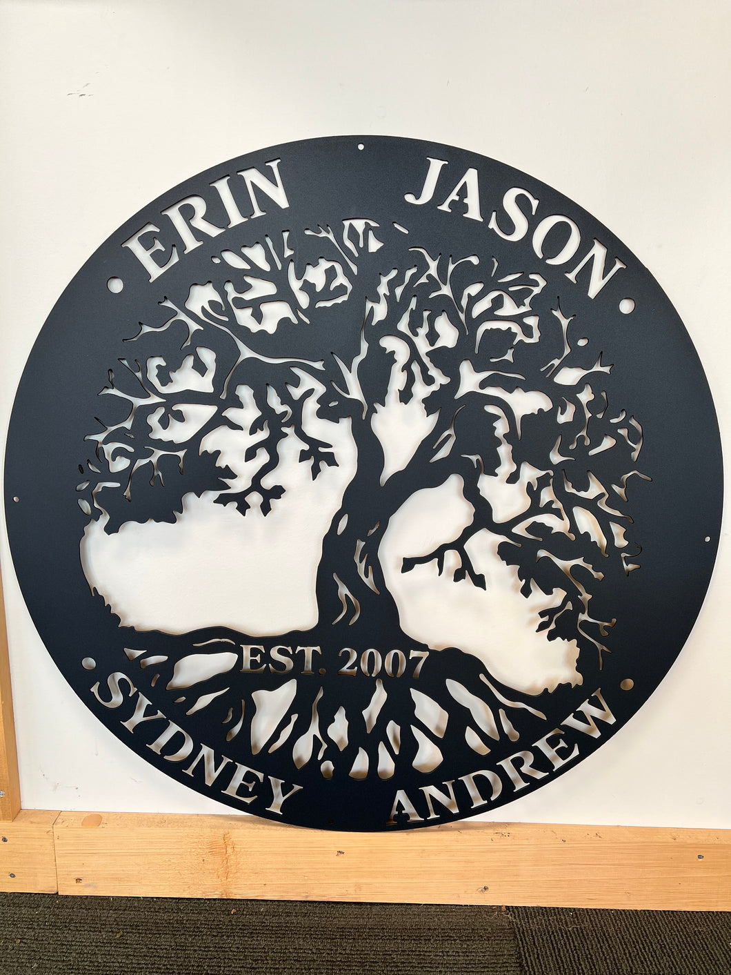 Tree Of Life  with Family members names  30-36