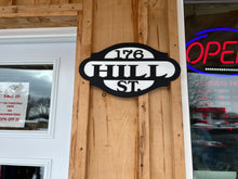 Load image into Gallery viewer, Address Sign 18&quot;,14 ga metal, powder coated Single or Dual Layer
