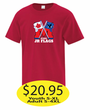 Load image into Gallery viewer, JR Flags Cotton Short Sleeve with Large Logo printed
