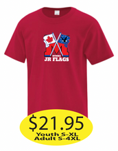 Load image into Gallery viewer, JR Flags Dry Fit Short Sleeve with Large Logo printed
