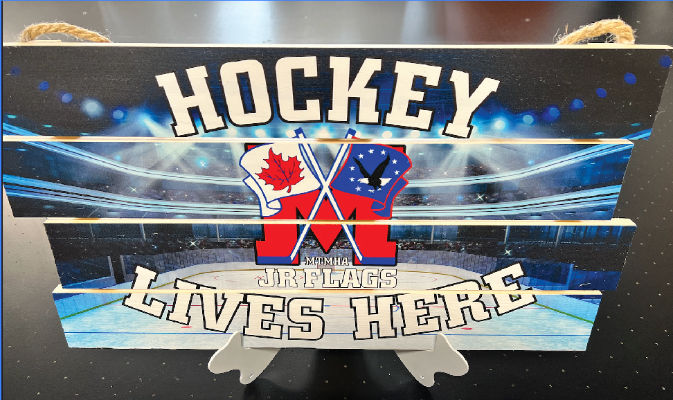 JR Flags Custom Wooden Sign