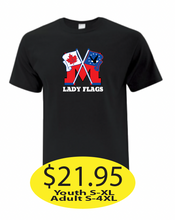 Load image into Gallery viewer, Lady Flags Dry Fit Short Sleeve with Large Logo printed
