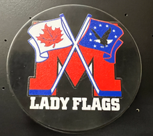 Load image into Gallery viewer, Lady Flags Authentic Game Puck
