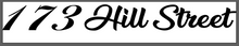 Load image into Gallery viewer, Address Sign Script #2, 14 ga metal , powder coated
