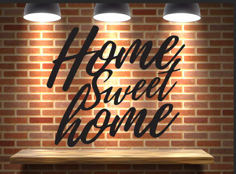 Home Sweet Home Classic Metal Wall Art