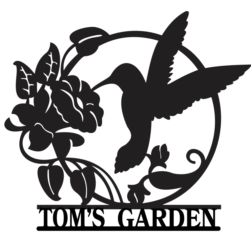 Hummingbird Garden Scene 24