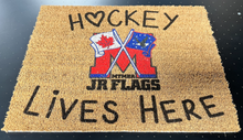 Load image into Gallery viewer, JR Flags Outdoor Carpet &quot;Hockey Lives Here&quot;
