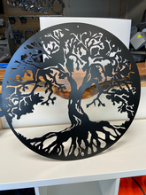 Load image into Gallery viewer, Tree Of Life  18-36&quot; , 14 ga metal , powder coated
